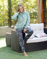 بيجامة حريمي هايدي مطبوعه 7